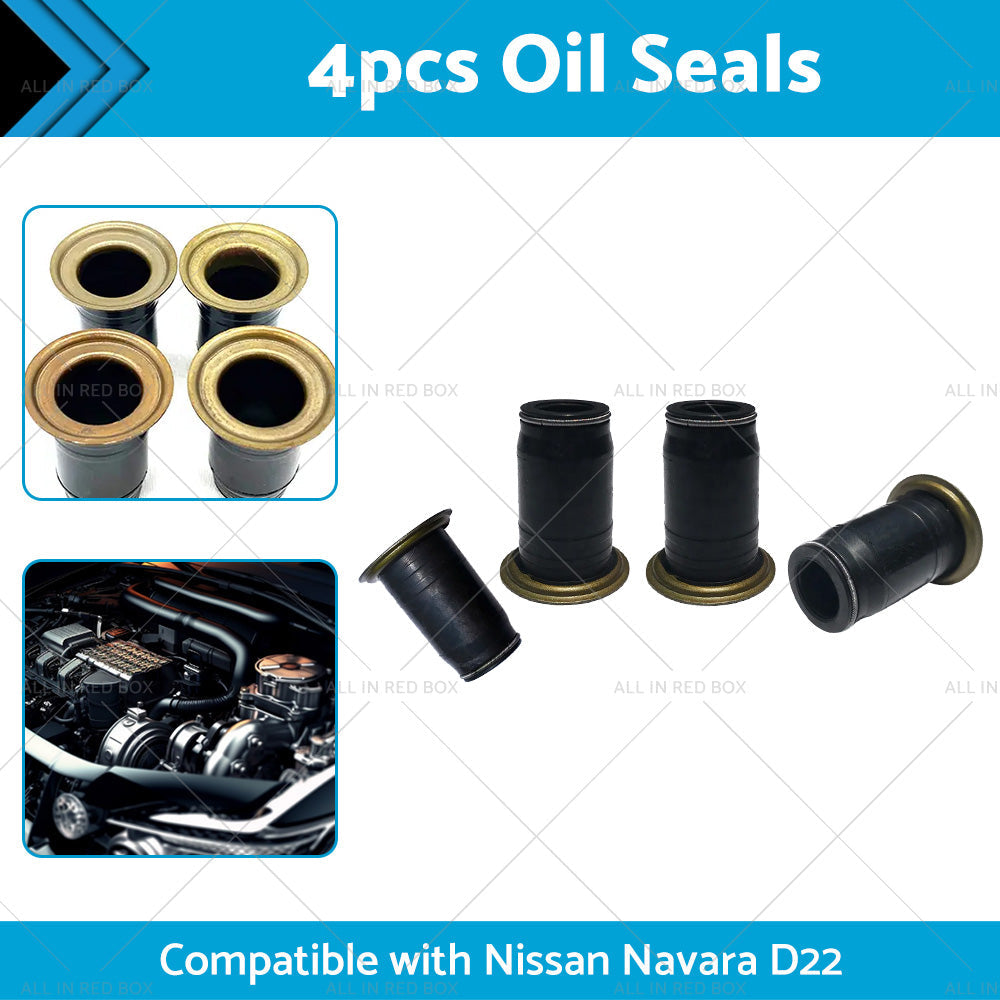 4PCS Diesel Injector Pipe Oil Seal Suitable for Nissan Navara Ute 3L ZD30 01-07-1