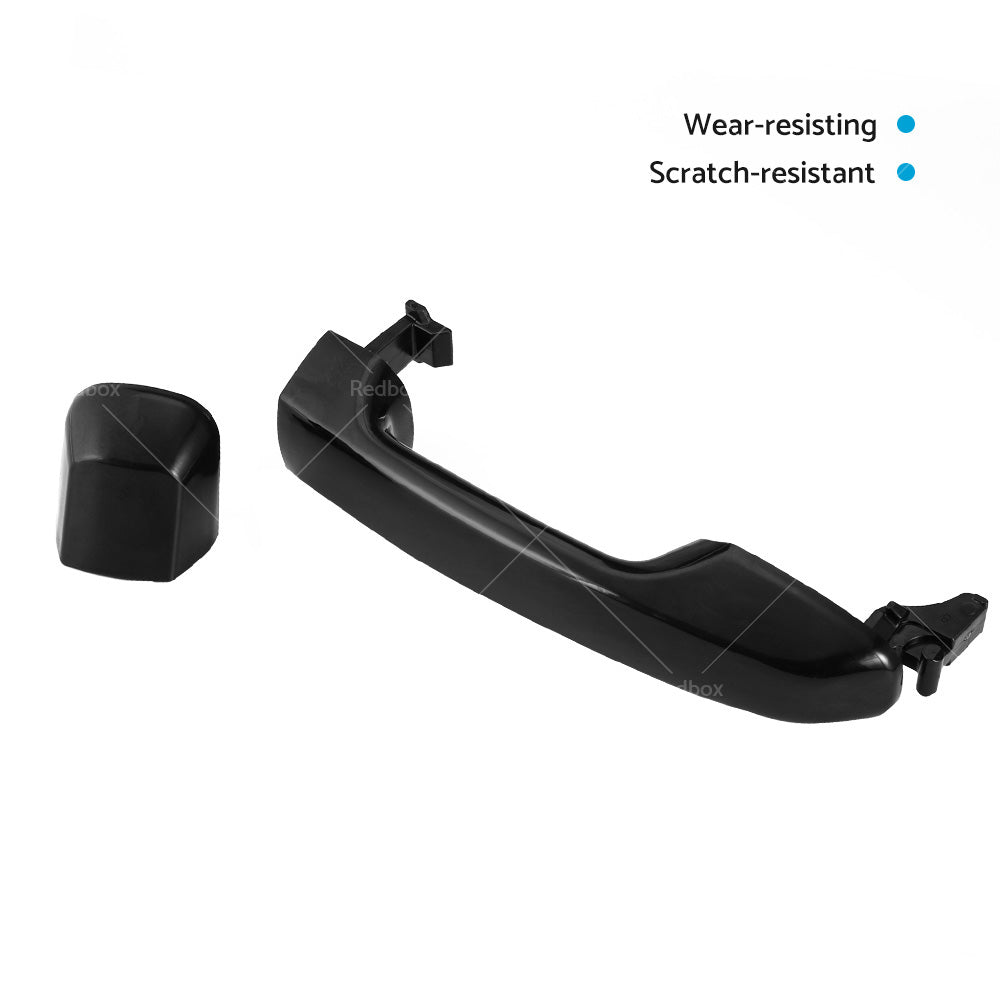 Pair REAR Outer Door Handle Black Suitable For Toyota Prado J150 Series 09-20-2