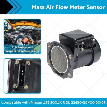 Mass Air Flow Meter Sensor Suitable for Nissan Z32 300ZX 3. 0L 22680-30P00 90-95-1