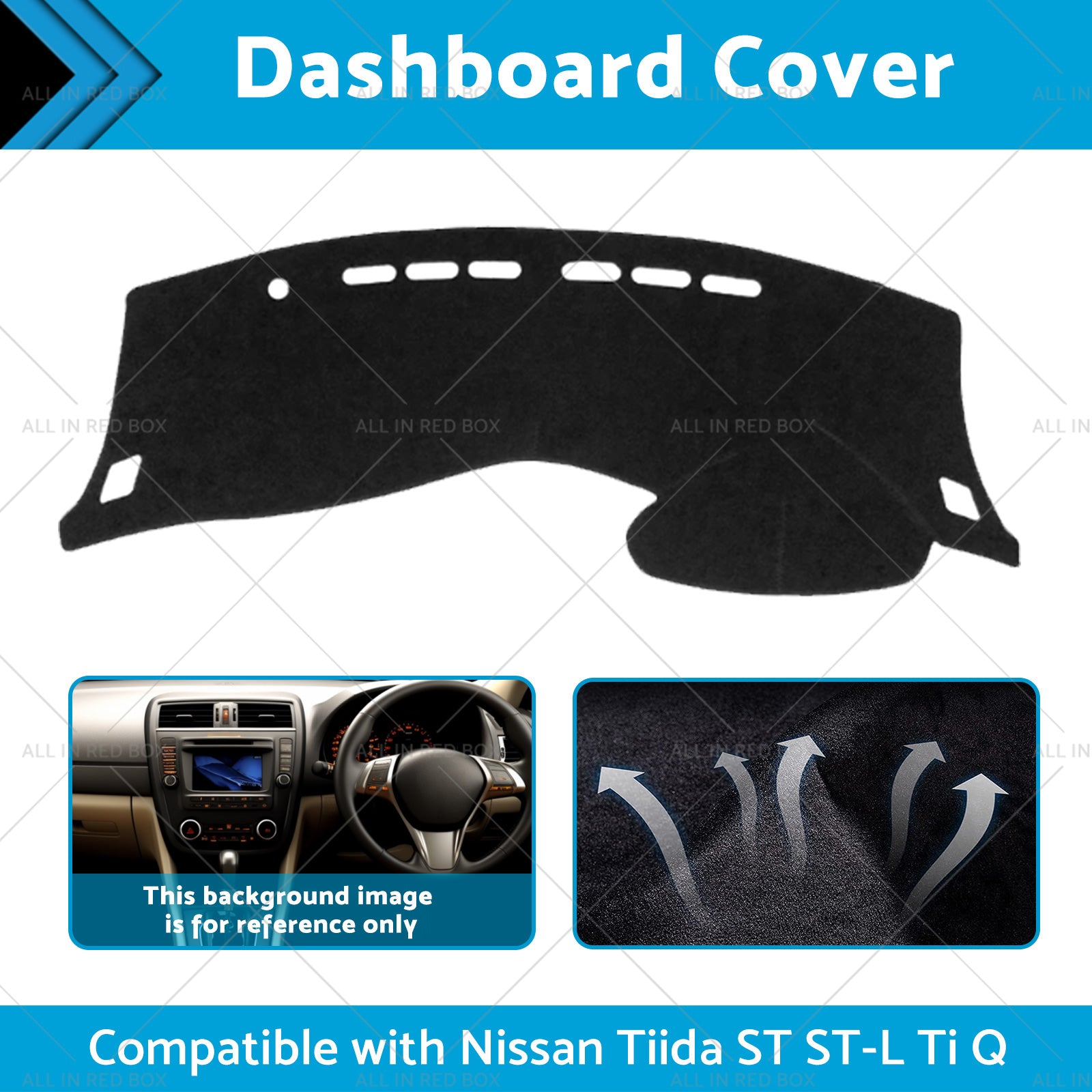 Dash Cover Mat Dashboard Pat Suitable For Nissan Tiida C12 13-23 Dashboard Pad-1