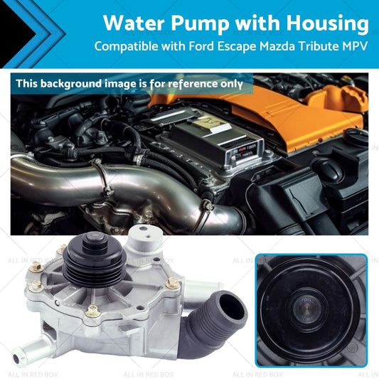 Water Pump Housing V6 3.0L for Mazda Tribute MPV Ford Escape 2003-2006