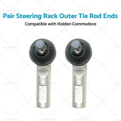 Pair Steering Rack Outer Tie Rod Ends Suitable for 05-15 Toyota Hilux KUN26-3