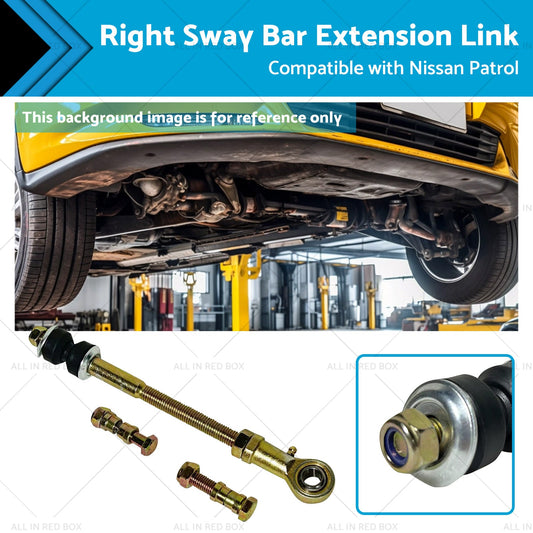 Rear Right Sway Bar Extension Link for 2 inch  - 8 inch  Suitable for Nissan Patrol GU GQ