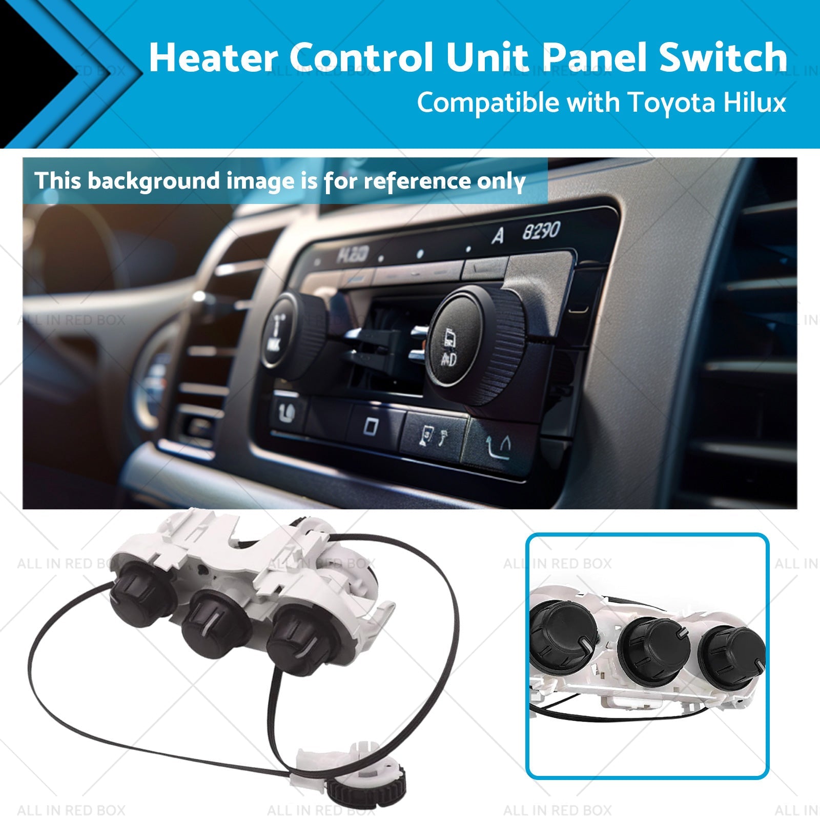 AC Heater Control Unit Panel Switch for Toyota Hilux N70 Workmate SR 2011-2015-0