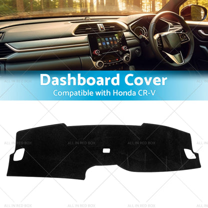 Dashboard Cover Pad Carpet Dash Mat Suitable for Honda CR-V CRV 2023 Without HUD-2