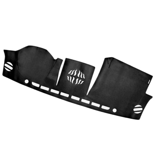 Dash Mat Microfiber Leather Black Suitable For Toyota Prado 150 Series 2009-2024-0