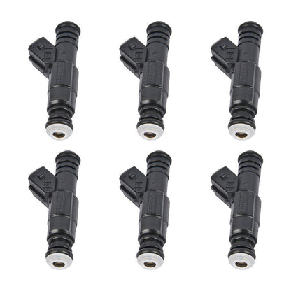 6x Fuel Injectors Suitable For Ford Falcon AU 4.0L 1998-2002 / Jeep Cherokee Commander 3.7L 2005-2010-0