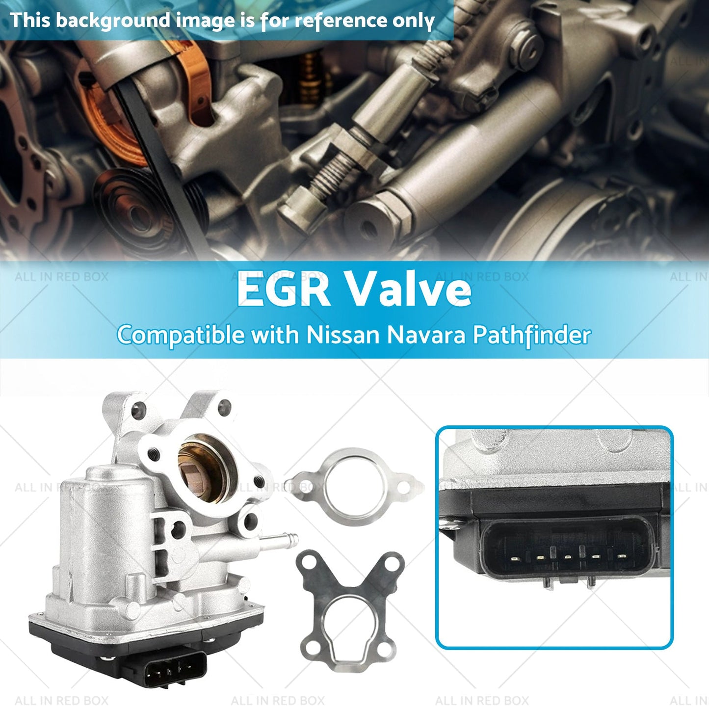 EGR Valve Suitable For Nissan Navara D22 D40 R51 Pathfinder MNT YD25 14710-EC00D-2