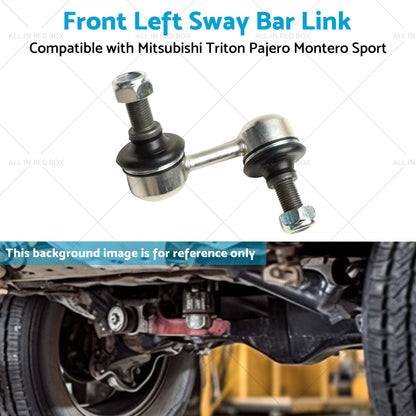 Front Left Sway Bar Link Suitable for Mitsubishi Triton L200 2WD 4WD 06-15-3