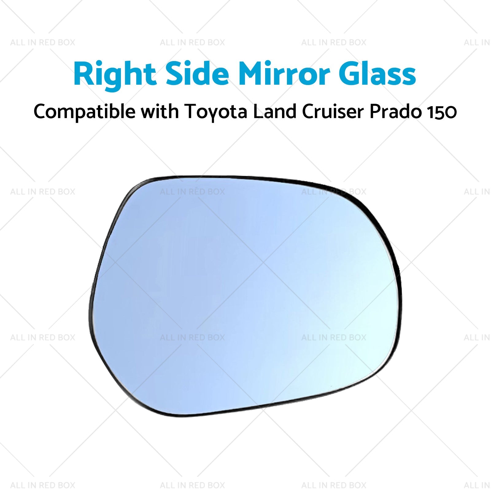 Right Side mirror glass with Plate Suitable for Toyota LandCruiser Prado 150 09--1