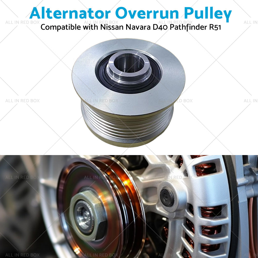 Alternator Overrunning Pulley Suitable For Nissan Navara D40 Pathfinder R51 2. 5L-3