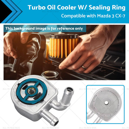 LF6W14700A Turbo Oil Cooler W or  Sealing Ring Suitable for Mazda 3 CX-7 03-14-0