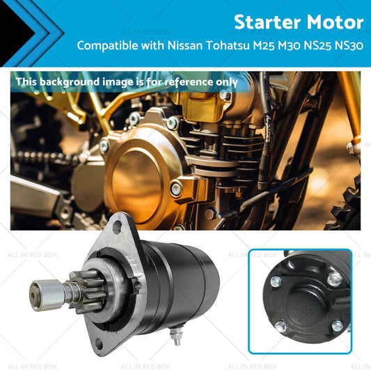 Starter Motor Suitable for Nissan Tohatsu M25 M30 NS30 NS25 2-Stroke 1992-2005-0