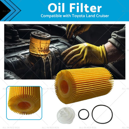 Oil Filter Suitable for Toyota Land Cruiser 200 Series 4. 5 Diesel V8 R2651P-0