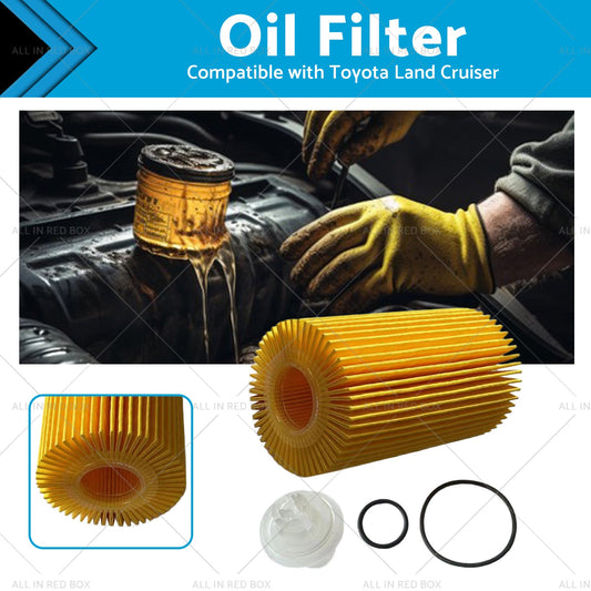 Oil Filter Suitable for Toyota Land Cruiser 200 Series 4. 5 Diesel V8 R2651P-0