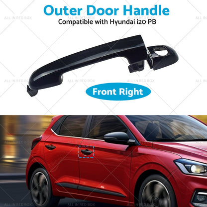Front Right Exterior Outer Door Handle Suitable for Hyundai i20 PB 2009-2015