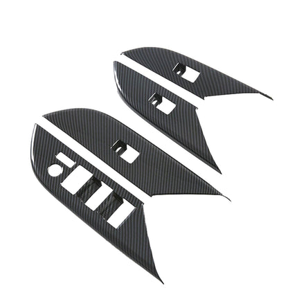 4PCS Window Lift Panel Cover Trim Sticker Suitable For Toyota Hilux Revo 2024-0
