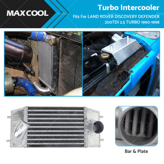ALLOY INTERCOOLER FITS LAND ROVER DISCOVERY DEFENDER 200TDI 2.5 TURBO 1990-1998-0