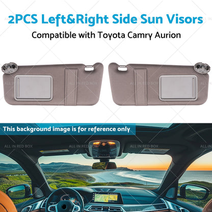 7432006780B0 Left and Right Side Sun Visors Suitable for Toyota Camry Aurion 07-11-3