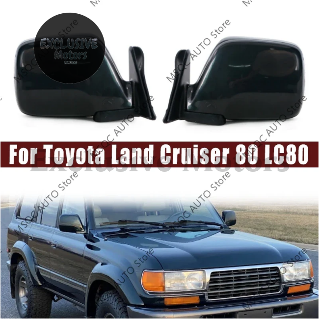 Door Mirrors (Pair) For Toyota Land Cruiser 80 Lc80 (1992-1997)