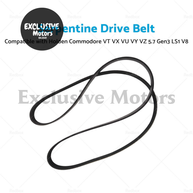 Drive Belt Suitable for Holden VT, VX, VU, VY, VZ Commodore 5.7 Gen3 LS1 V8