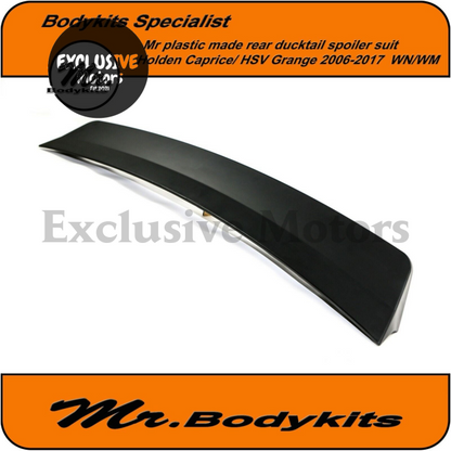 Ducktail Spoiler for Holden Caprice/Statesman (2006-2017) WM/WN