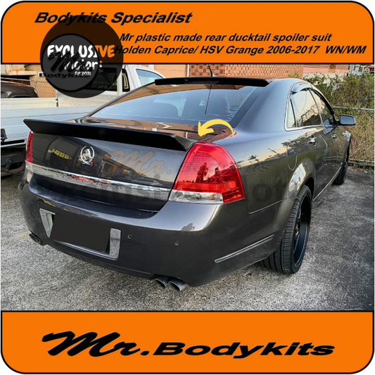 Ducktail Spoiler for Holden Caprice/Statesman (2006-2017) WM/WN