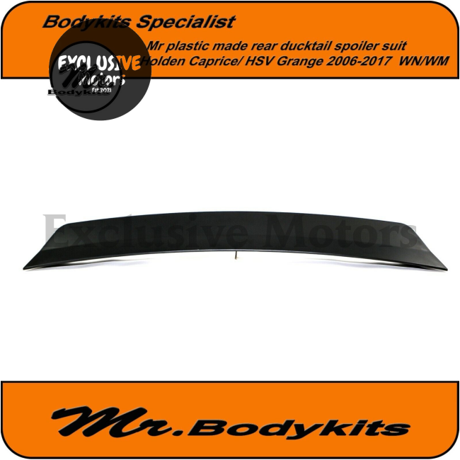 Ducktail Spoiler for Holden Caprice/Statesman (2006-2017) WM/WN