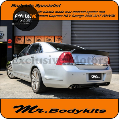 Ducktail Spoiler for Holden Caprice/Statesman (2006-2017) WM/WN