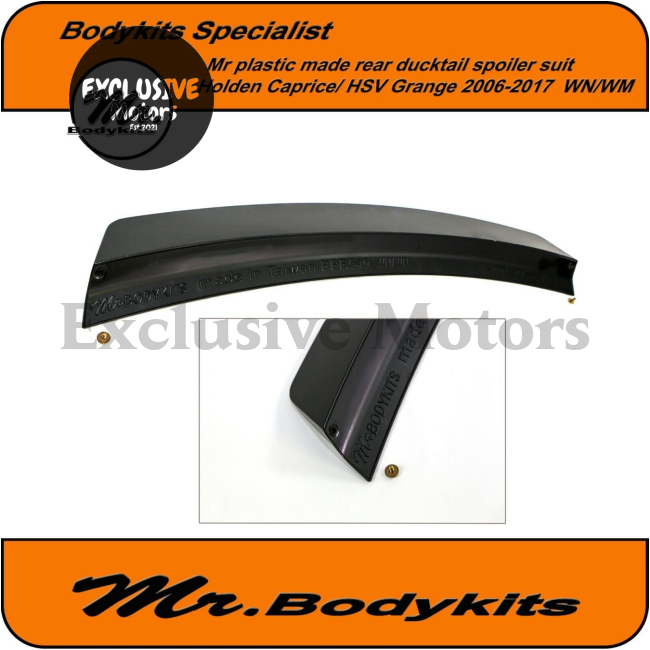 Ducktail Spoiler for Holden Caprice/Statesman (2006-2017) WM/WN