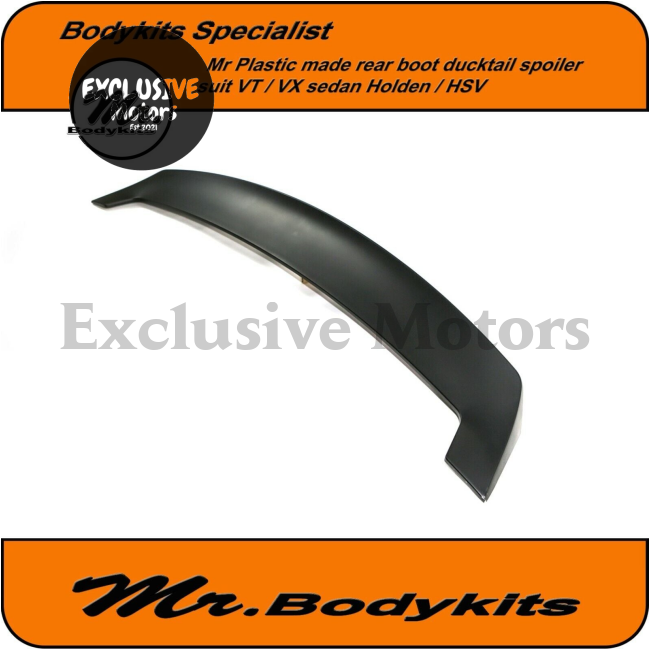 Rear Boot Ducktail Spoiler Wing for Holden VT, VX Sedan (1997-2002)