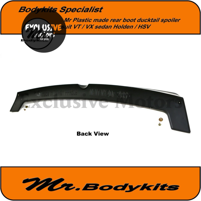 Rear Boot Ducktail Spoiler Wing for Holden VT, VX Sedan (1997-2002)