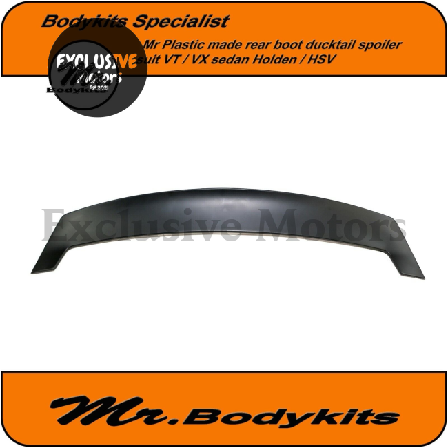 Rear Boot Ducktail Spoiler Wing for Holden VT, VX Sedan (1997-2002)