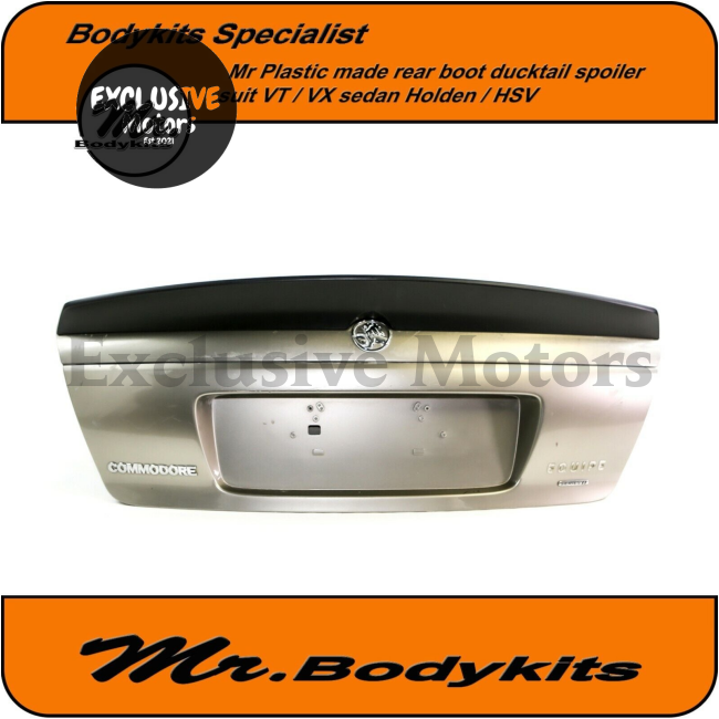 Rear Boot Ducktail Spoiler Wing for Holden VT, VX Sedan (1997-2002)