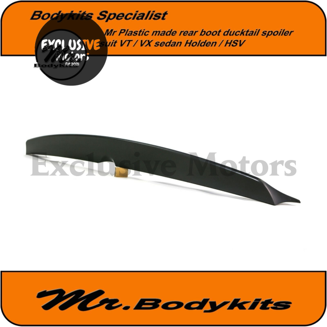 Rear Boot Ducktail Spoiler Wing for Holden VT, VX Sedan (1997-2002)