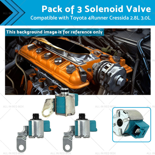 Pack of 3 Solenoid Valve Suitable for 87-92 Toyota 4Runner Cressida 2. 8L 3. 0L-0