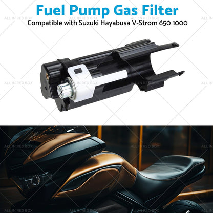 1x Fuel Pump Gas Filter Suitable for Suzuki Hayabusa V-Strom 650 1000 2002-2012