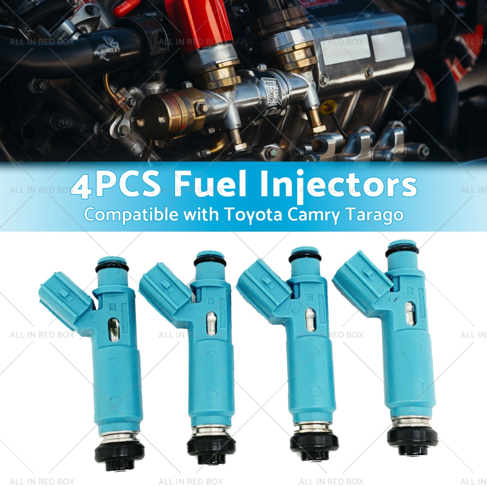 4PCS Fuel Injectors Suitable for Toyota Camry Tarago Avensis Verso 2AZ-FE 00-11-2