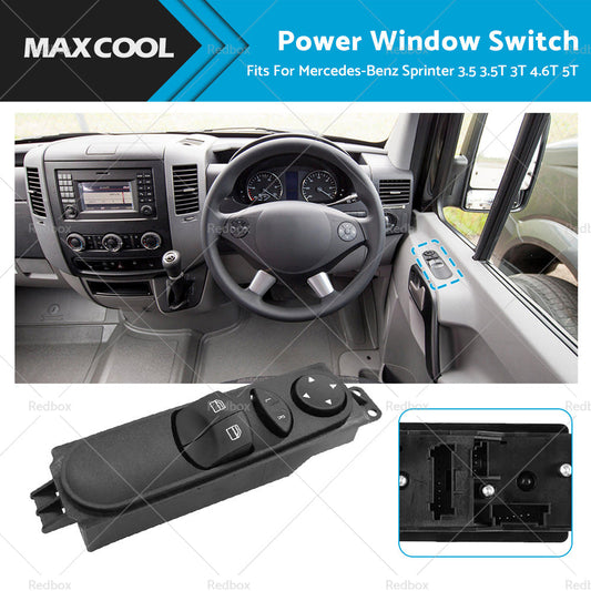 For Mercedes-Benz Sprinter W906 Master Window Switch Control A9065451213 LED-0