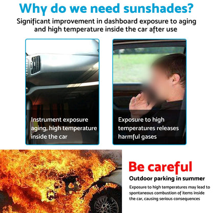6 Layer WindScreen Sun Shade Suitable For Nissan Qashqai 2023-2025 UV Protection-2