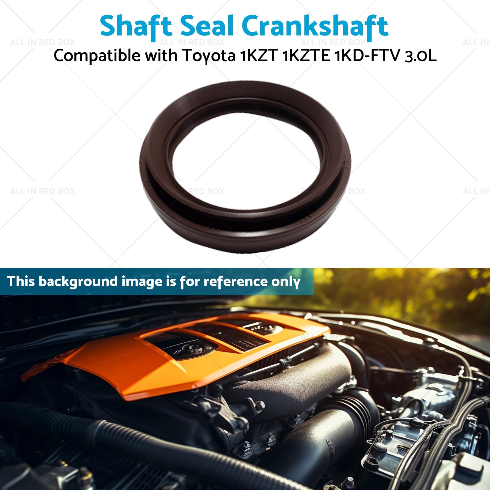 Shaft Seal Crankshaft Suitable for Toyota 1KZT 1KZTE 1KD-FTV 3. 0L 2KD-FTV 2. 5L-3