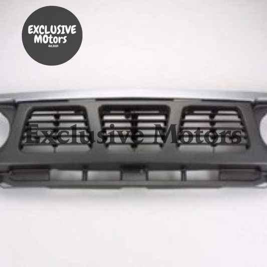 Grille for Nissan Safari Y60, Grey with Chrome Top (1988-1994)