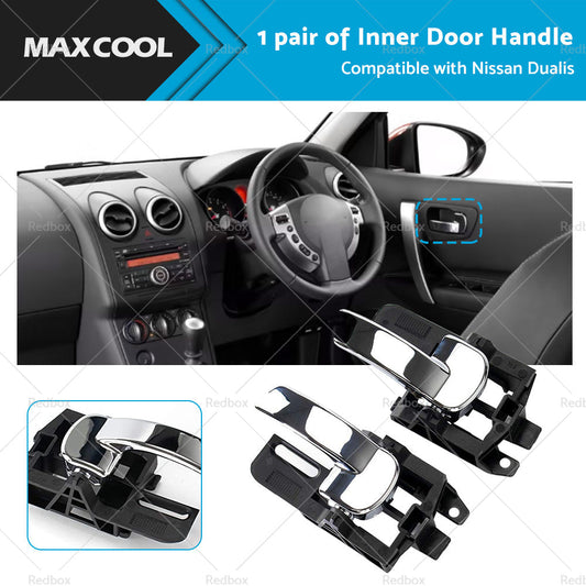 Suitable For Nissan Dualis J10 2PCS Car Inner Interior Door Handle Left  and  Right-0