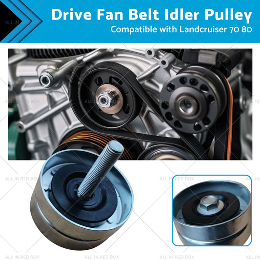 Drive Fan Belt Idler Pulley Suitable for Toyota Landcruiser 70 80 100 1FZ 4. 5L-0