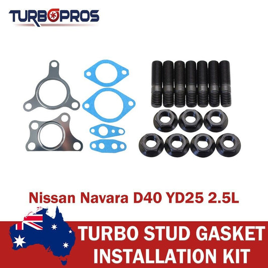 Turbo Installation Stud & Gasket Kit for Nissan Navara D40 YD25 2.5L
