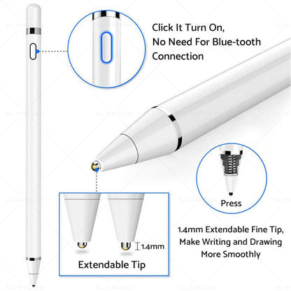 Stylus Pen Pencil Suitable For Apple iPad 9th/8th/7th/6th/iPad Pro 2018-2021/mini 6/5/Air-3