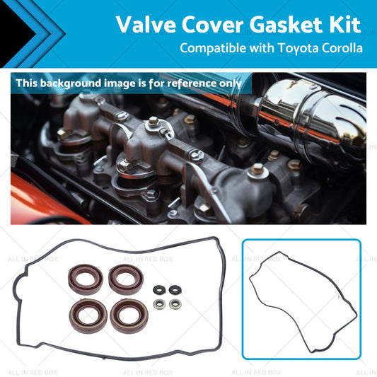 Valve Tappet Rocker Cover Gasket Suitable for Toyota Corolla AE92 AE102 AE112-0