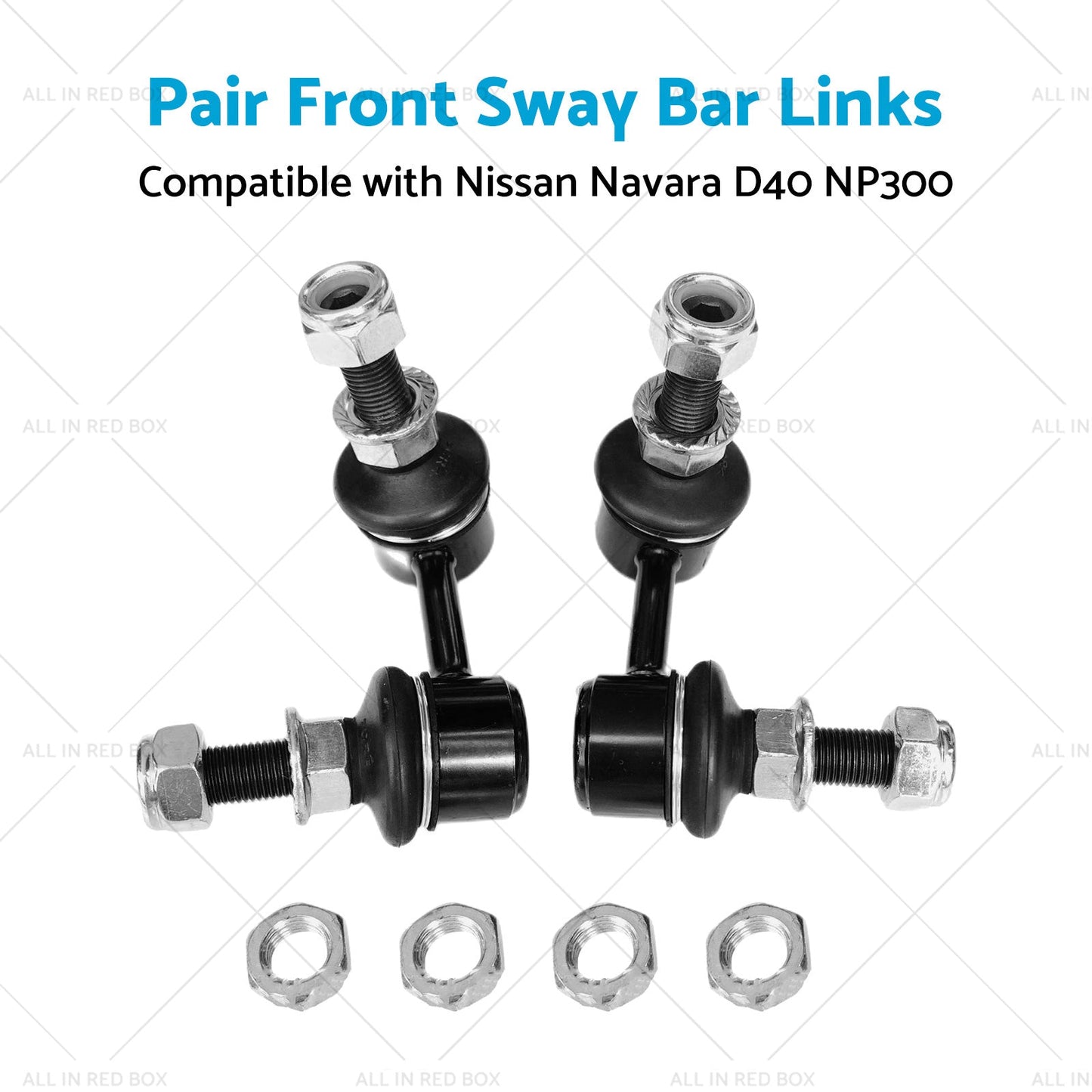 Front Sway Bar Links Suitable for Nissan Navara D40 Pathfinder R51 NP300 05-15-3