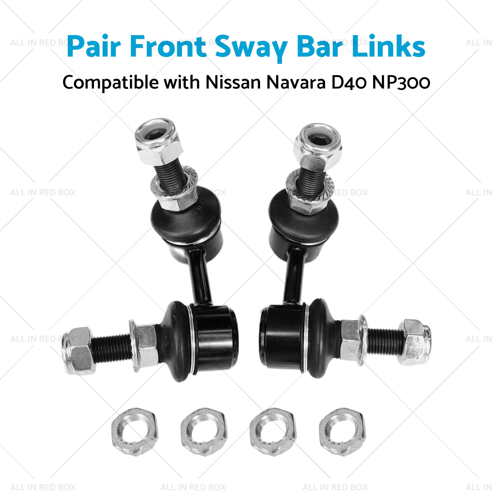 Front Sway Bar Links Suitable for Nissan Navara D40 Pathfinder R51 NP300 05-15-3