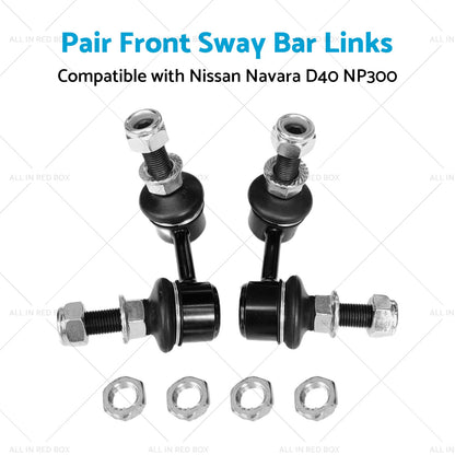 Front Sway Bar Links Suitable for Nissan Navara D40 Pathfinder R51 NP300 05-15-3